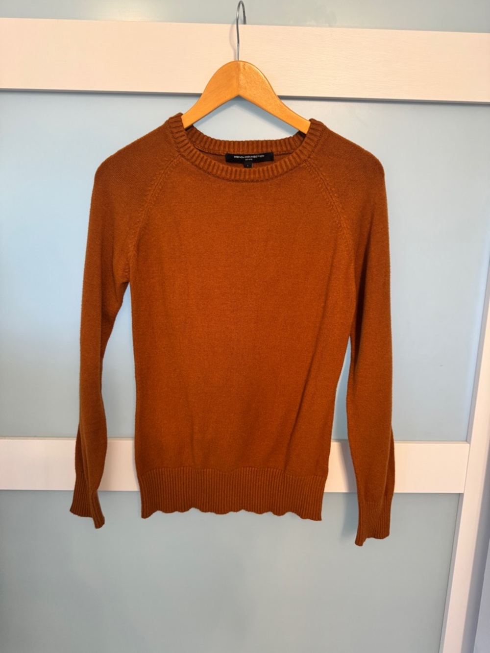 French Connection Women's Crewneck Sweater - Rust